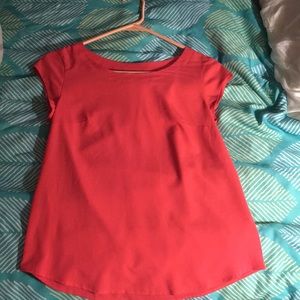 Pink sateen feel nice top